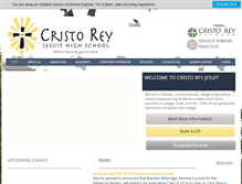 Tablet Screenshot of cristoreybalt.org